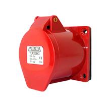 Tomada de Embutir Reta Industrial Metaltex TLR-32443 36629 36629 