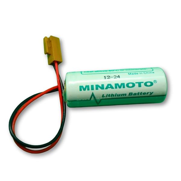 Bateria de Lithium com Fio e Conector 3,0V CR-17450 SE-R 36650 36650