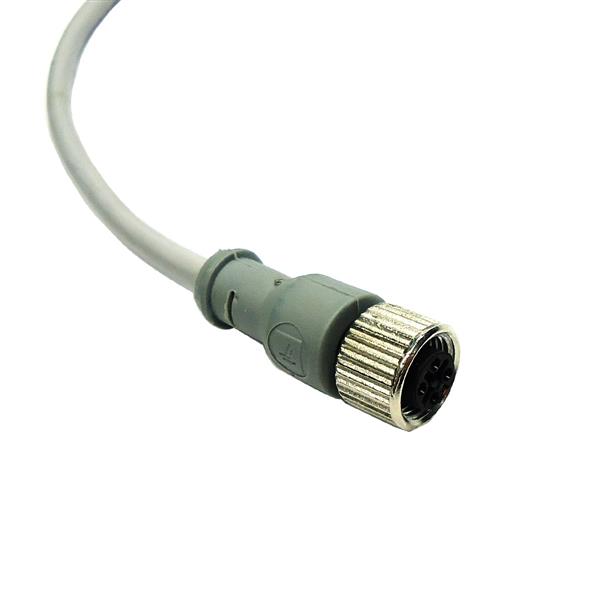 Cabo Conector para Sensor 180° 4 Pinos 15mts Tecnotron CT12F/4S-C15.A1 31221 31221