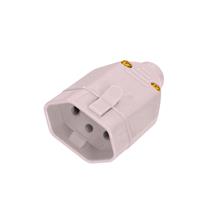 Plugue Fêmea (2P+T) 10A 250V Cinza Fame 1727 36732 36732 