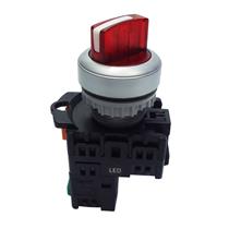 Chave Seletora 2 Posições Fixas Iluminada Metaltex TN2IS27R-L1A 36781 36781 