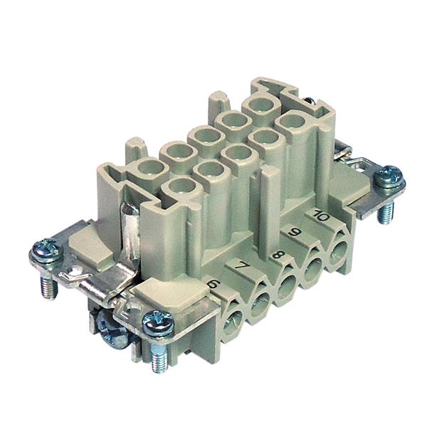 Contato Fêmea 10 Pinos Wieland BAS BUS 10 2,5 50 70.300.1040.0 36809 36809