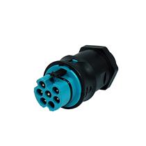 Conector Circular de Potência Macho 6 Vias M25 Wieland RST20I6S S1 M01V TB04 96.062.6253.6 36845 36845