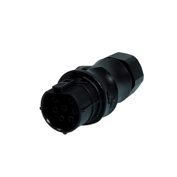 Conector Circular de Potência Fêmea 7 Vias para Cabo Wieland RST20I7S B1 ZR1 SW 96.071.4053.1 36846 36846