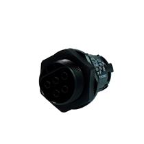Conector Circular de Potência Fêmea 5 Vias M25 para Painel Wieland RST20I5S B1 M01 SW 96.051.5053.1 36840 36840