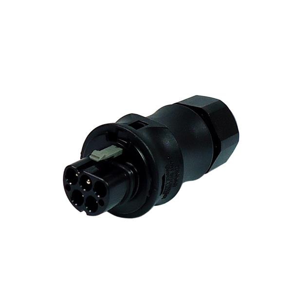 Conector Circular de Potência Macho 5 Vias para Cabo Wieland RST20I5S S1 ZR1 V SW 96.052.4053.1 36841 36841