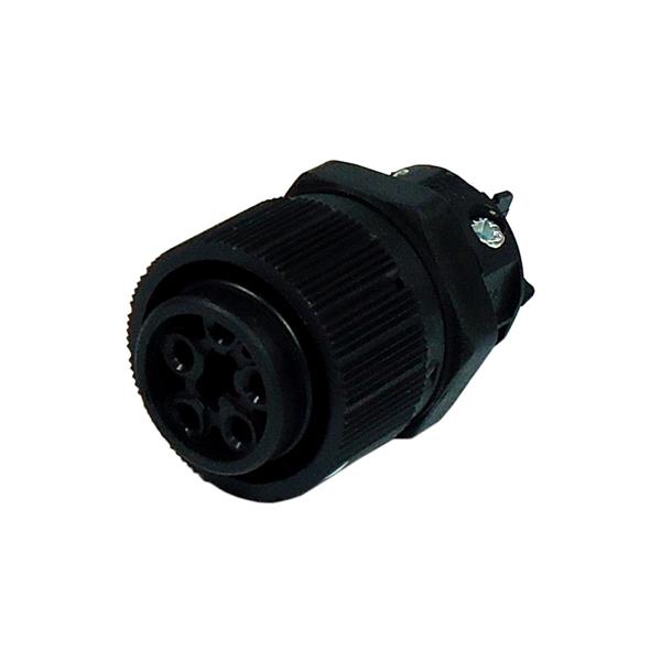 Conector Circular Fêmea 5 Vias M20 para Painel Wieland RST16I5 S B1 M03 S 46.051.5053.1 36798 36798