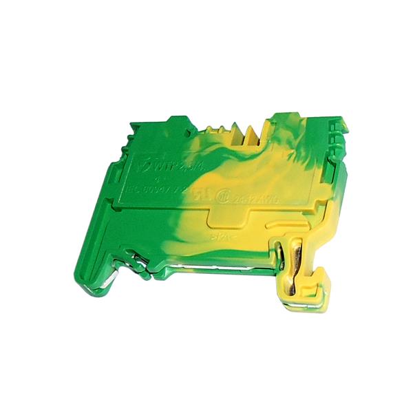 Conector Terra de Passagem Conexão Push-in Wieland WTP 2,5/4 PE 56.203.9055.0 36803 36803