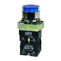 Botão de Comando Pulsante Iluminado Metaltex M20IGR-BL7-1C 36941 36941 