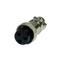Conector Mic Fêmea Fluxus 3 Pinos 36986 36986