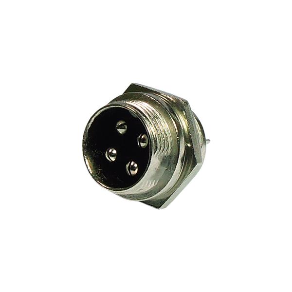 Conector Mic Macho Fluxus 4 Pinos 36989 36989