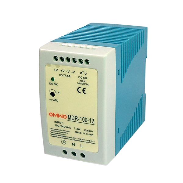 Fonte Chaveada 90W 12V Fluxus MDR-100-12 36982 36982