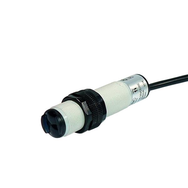 Sensor Fotoelétrico Tubular Retroreflectivo Metaltex P18R-200-DNC 37066 37066