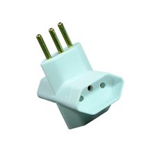 Adaptador Benjamin T (2P+T) 10A 250V Branco Margirius ADP2-34 (14754) 37107 37107