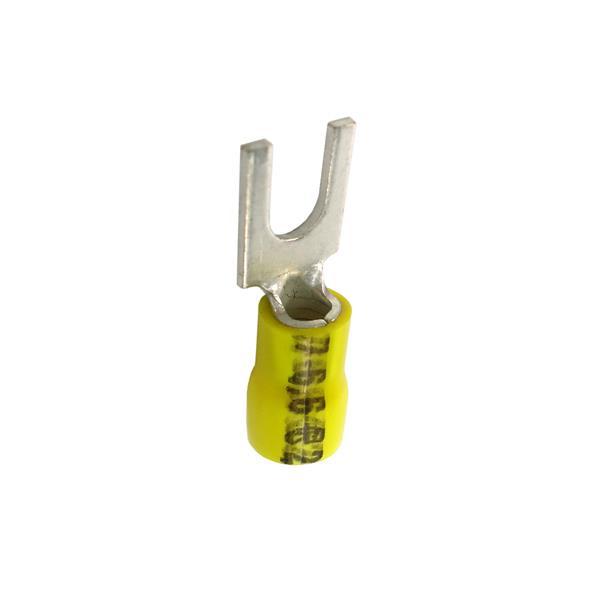 Terminal Pré-Isolado Forquilha 5mm Amarelo Crimper FR2494 37117 37117