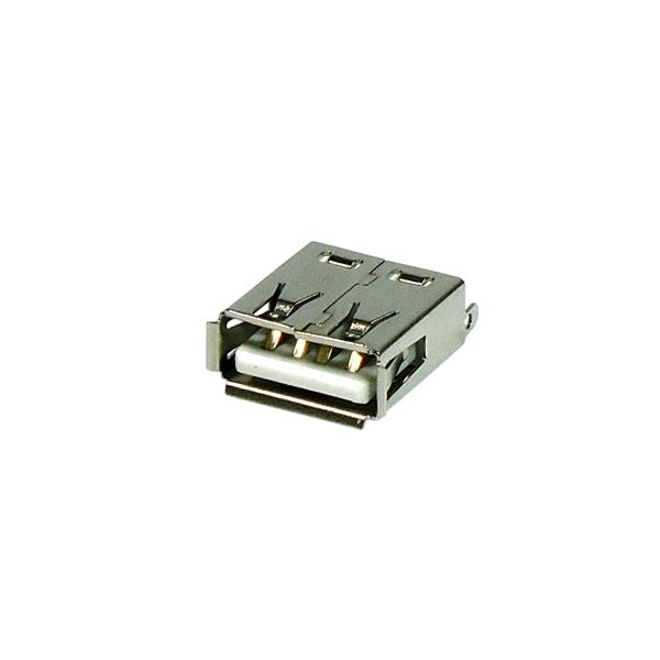 Conector USB-A Fêmea para Placa 180° 37135 37135