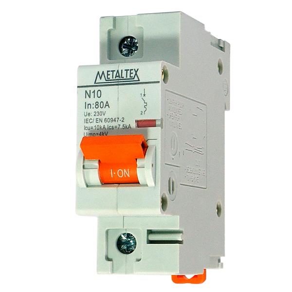 Mini Disjuntor Metaltex N10-1P80 37143 37143
