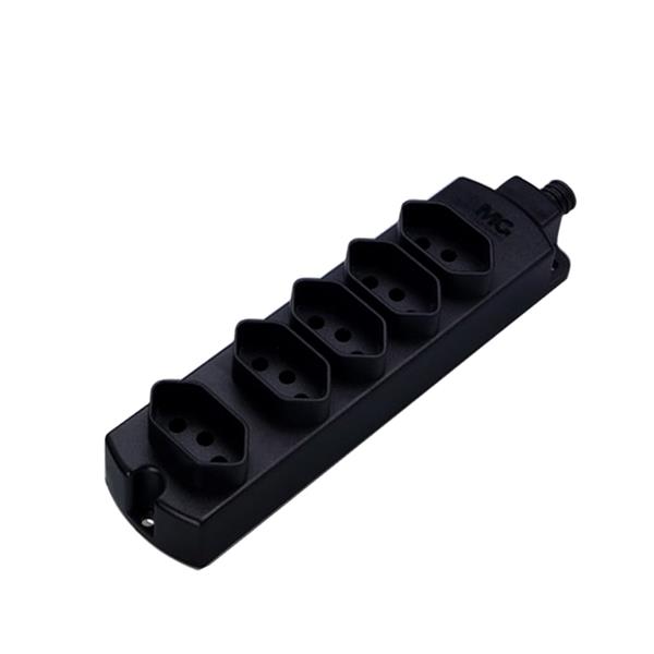 Tomada em Barra 5 Tomadas Preta Margirius TMU5-320 (17773) 37157 37157