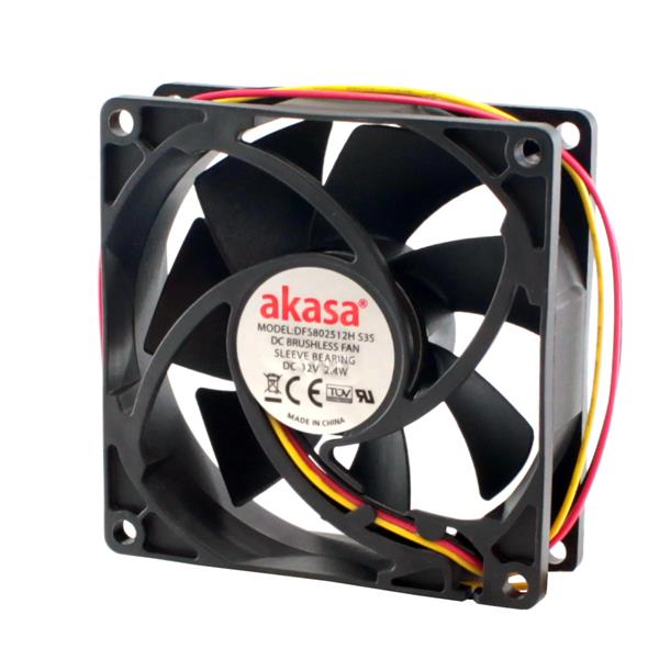 Microventilador Axial 80x80x25mm 12VCC DFS802512H S3S 37179 37179