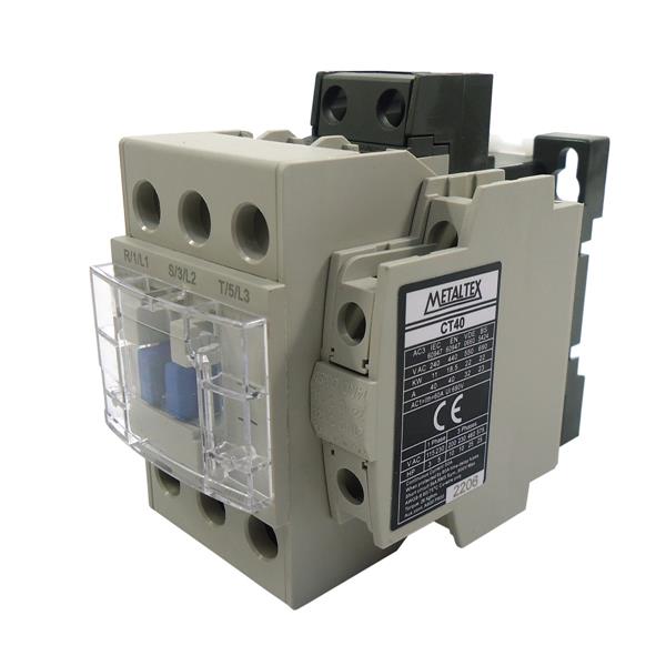 Contator Tripolar 40A 220VCA 50/60HZ Metaltex CT40-H5-322 37190 37190