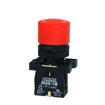 Botão de Emergência Giro para Destravar Metaltex P20AXR-R-1B 37316 37316