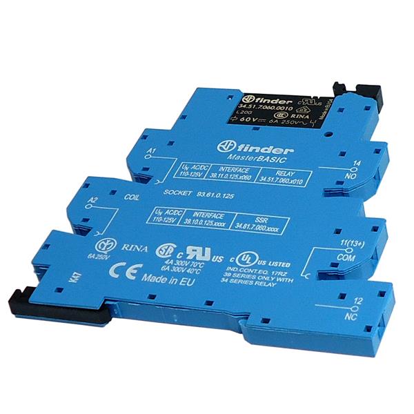 Relé Modular de Interface Finder 39.11.0.125.0060 37416 37416