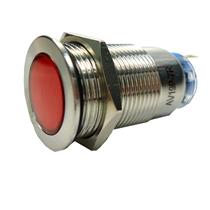 Sinaleiro Antivandalismo 19mm Vermelho 24VCC/VCA Metaltex AV19P-7R 37465 37465 