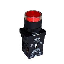 Botão de Comando Pulsante Iluminado Metaltex P20IGR-R7-1C 37477 37477