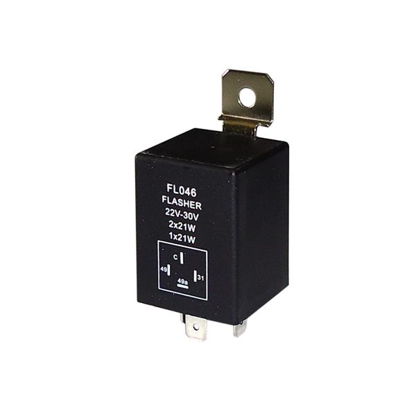 Relé de Pisca 4 Terminais 24V Fluxus YD-FL046 37535 37535