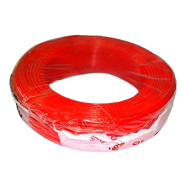 Cabo Flex Antichama 750V BWF 1,00mm² Vermelho Corfio rolo com 200 mts 37604 37604