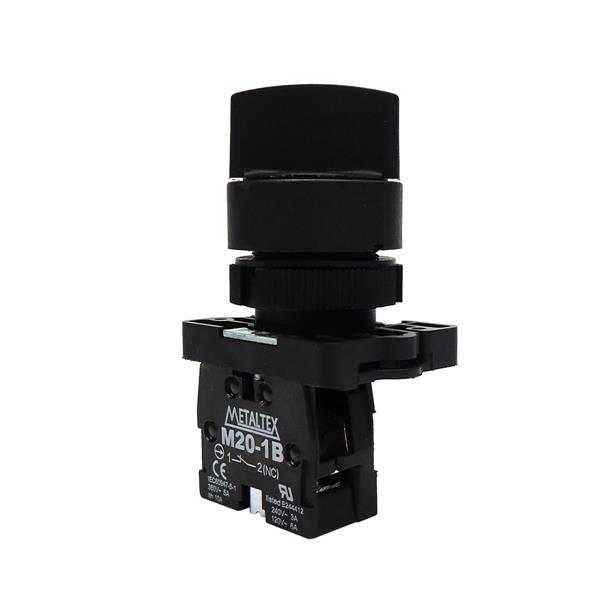 Chave Seletora 2 Posições Fixas Metaltex P20SCR2-B-1B 37750 37750