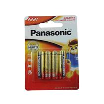 Pilha Alcalina AAA Panasonic LR03XAB/L4P3 cartela com 4 unidades 37827 37827