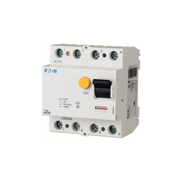 Interruptor Diferencial Residual DR Eaton mRCM-80/4/003 142799 38208 38208