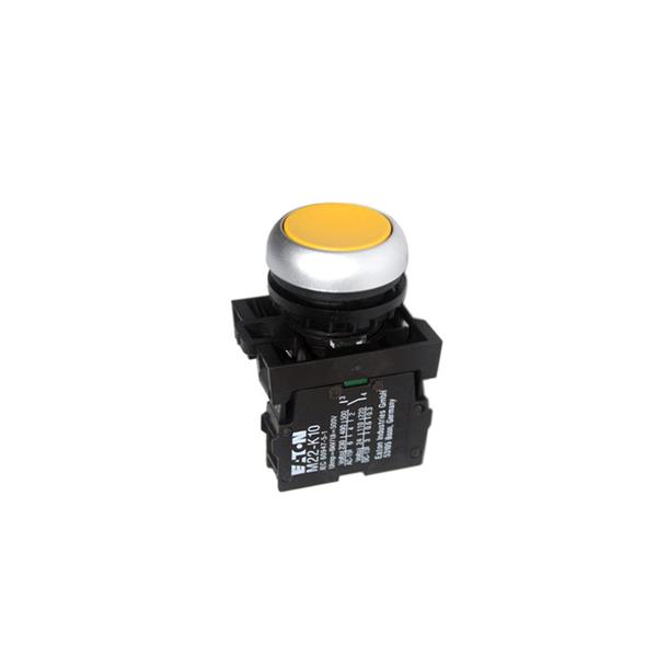 Botão de Comando Pulsante Eaton M22-D-Y/K10 70024733 38227 38227