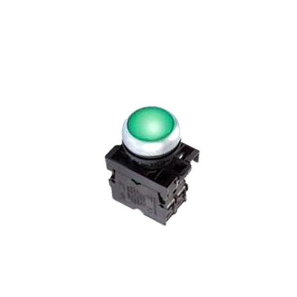 Botão de Comando Pulsante Iluminado Eaton M22-DL-G/K10/24 70024711 38229 38229