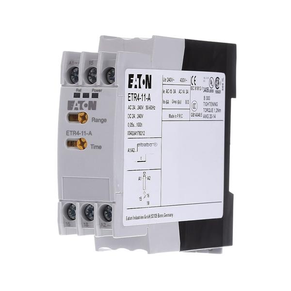 Temporizador On-Delay Eaton ETR4-11-A 24-240VCA/CC 031882 38203 38203
