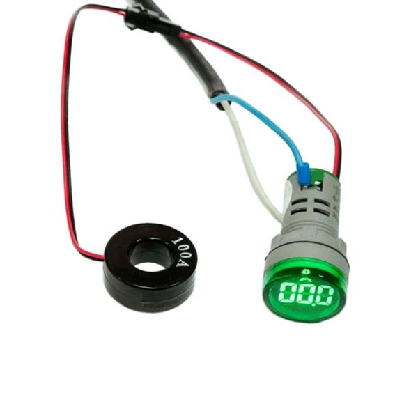 Amperímetro Digital 22mm Brasiltec AD22-22AM 38478 38478