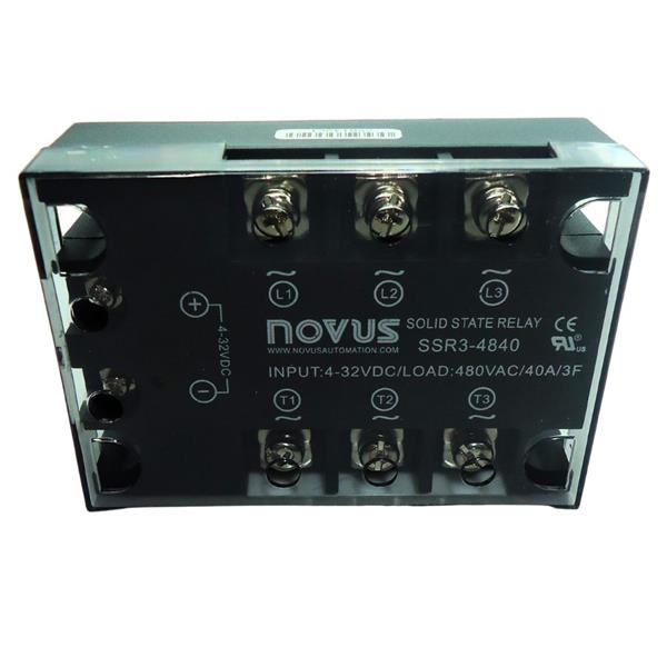 Relé de Estado Sólido Trifásico Novus SSR3-4840 37907 37907