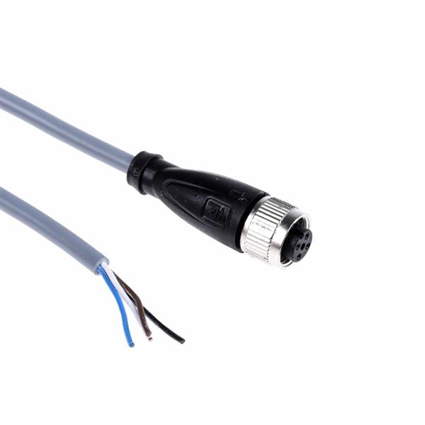 Cabo Conector para Sensor 180° 4 Pinos 2mts Pepperl+Fuchs V1-G-2M-PVC 035071 38010 38010
