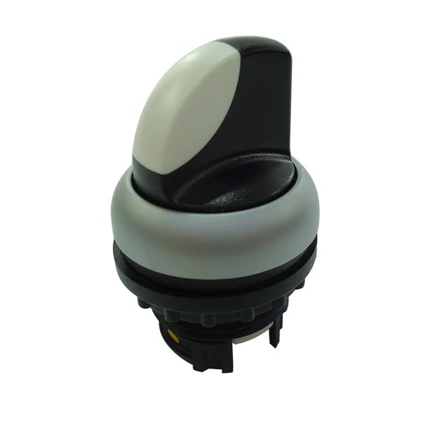 Frontal Chave Seletora 2 Posições com Retorno Preto/Branco Eaton M22-WK 216865 38708 38708