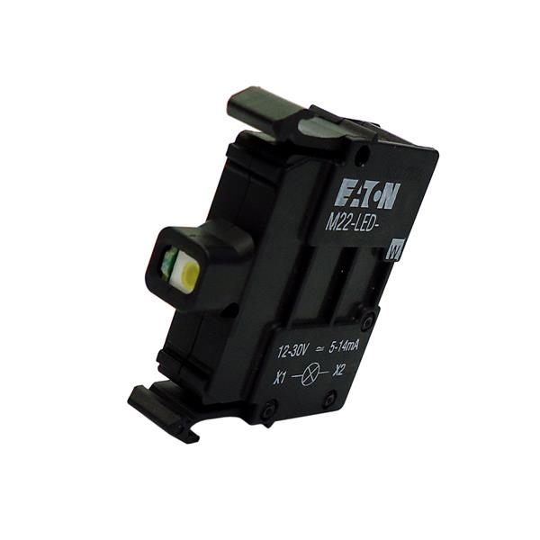 Bloco de Iluminação 12-30VCC/VCA para Botão de Comando Eaton M22-LED-W 216557 38713 38713