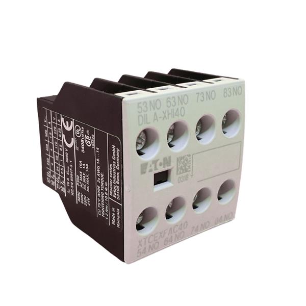Bloco de Contato Auxiliar Frontal 4NA Eaton DILA-XHI40 276428 38744 38744
