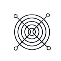 Grade Metálica Preta MG08BK 38786 38786 