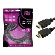 Cabo HDMI Gold 1.4 4K Ultra HD 10M 15 Pinos Chip Sce 018-1014 38906 38906