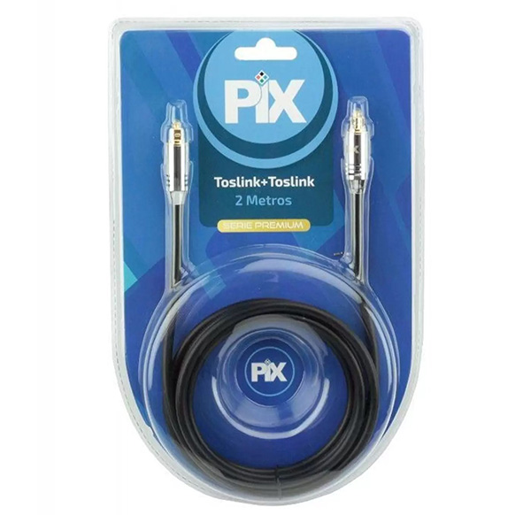 Cabo Óptico Toslink Premium Blindado 2M Chip Sce 018-4787 38909 38909