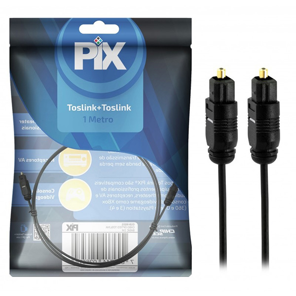 Cabo Óptico Toslink 1M Chip Sce 018-9001 38910 38910
