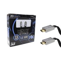 Cabo HDMI Flat 2.0 19 Pinos 4K 20M Chip Sce 018-9820 38887 38887