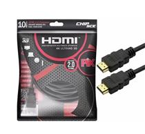 Cabo HDMI Gold 2.0 4K Ultra HD 10M 19 Pinos Chip Sce 018-2230 38895 38895 