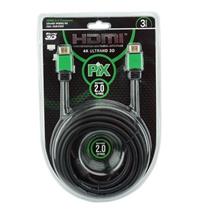 Cabo HDMI 2.0 Premium 4K Ultra HD 3M 19 Pinos Chip Sce 018-0320 38897 38897 