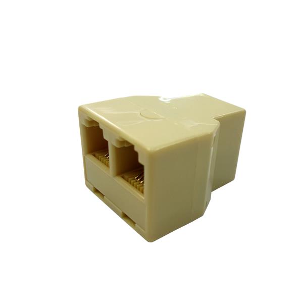 Adaptador T RJ11 6P4C 2 Fêmea X 1 Fêmea 38940 38940